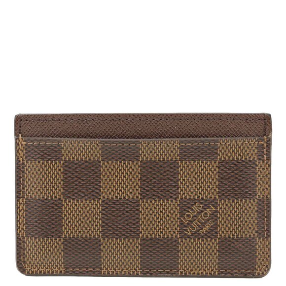 Louis Vuitton  Damier Ebene Card Holder Brown - Picture 1 of 12